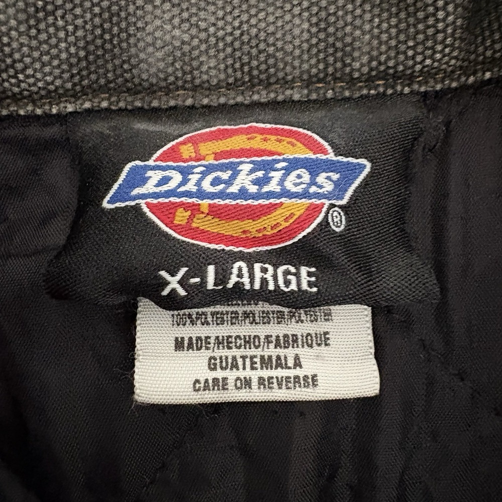 New Vintage Y2K Dickies X Doc Martens Gray Detroit Canvas Jacket Workwear Sz XL - Picture 8 of 14